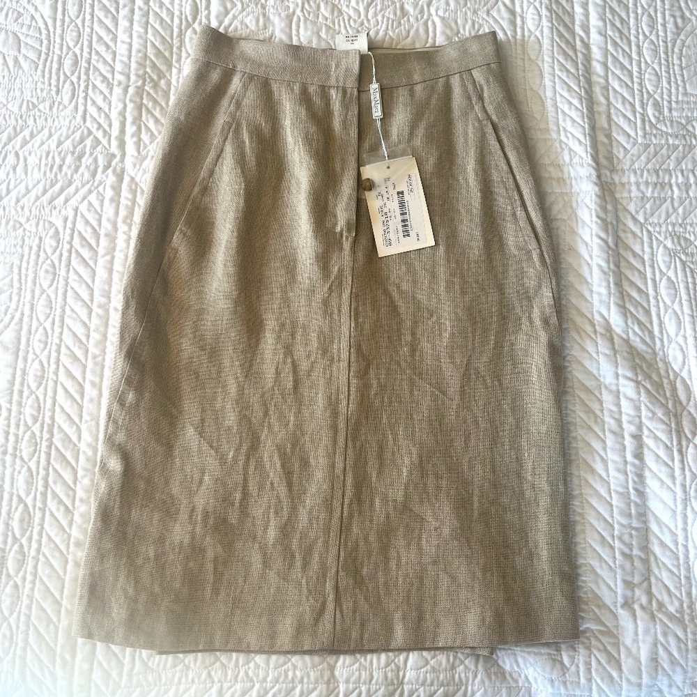 MaxMara Linen Skirt